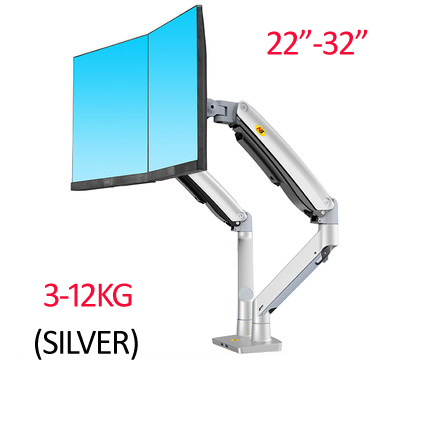 Monitor Arm Single - حامل شاشة كمبيوتر مزدوج من الألومنيوم