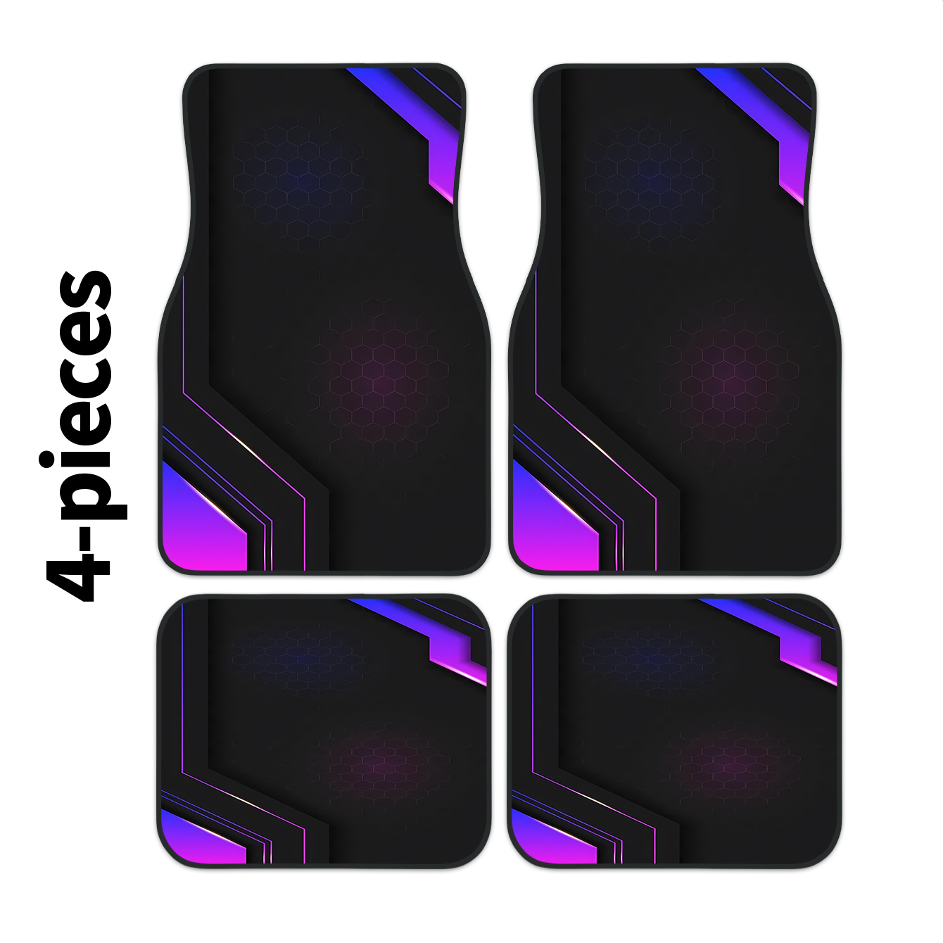 Tech Protect Accessories - 4 قطع من سجاد أرضية السيارة