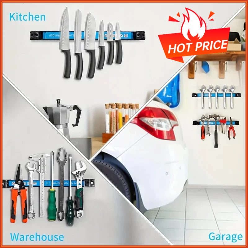 Tech Accessories Holder - حامل أدوات مغناطيسي 8/12/18 بوصة، شريط