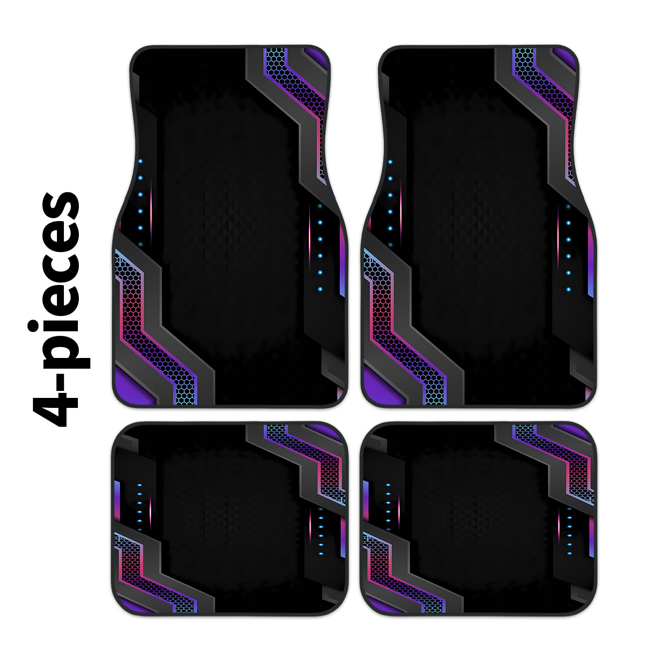 Tech Protect Accessories - 4 قطع من سجاد أرضية السيارة