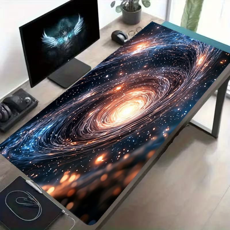 We Tech Galaxy Accessories - لوحة ماوس فنية من الحديد بتصميم