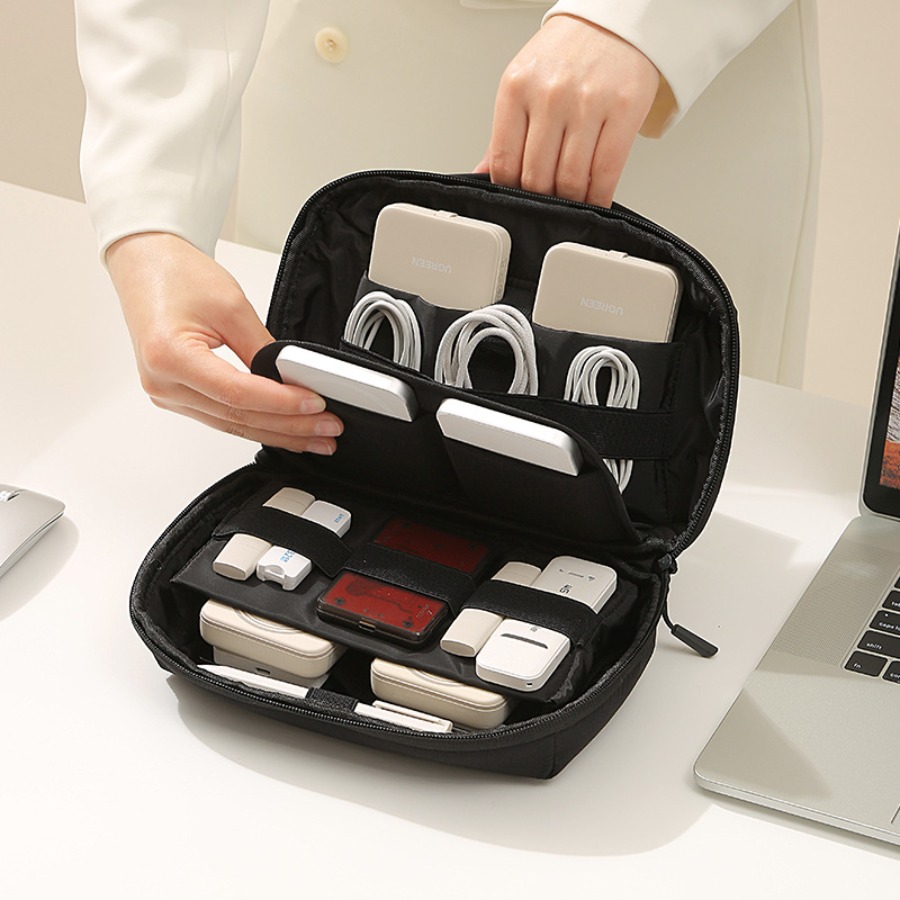Tech Accessories Storage - منظم أسلاك محمول للسفر، حافظة تخزين