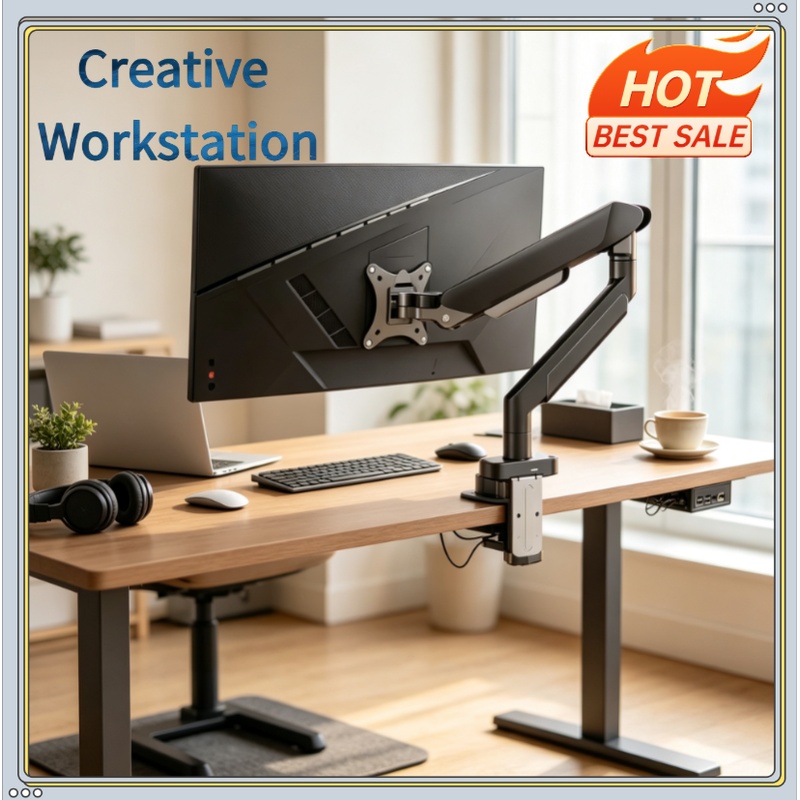 Monitor Arm Single - حامل شاشة أحادي للشاشات من 14