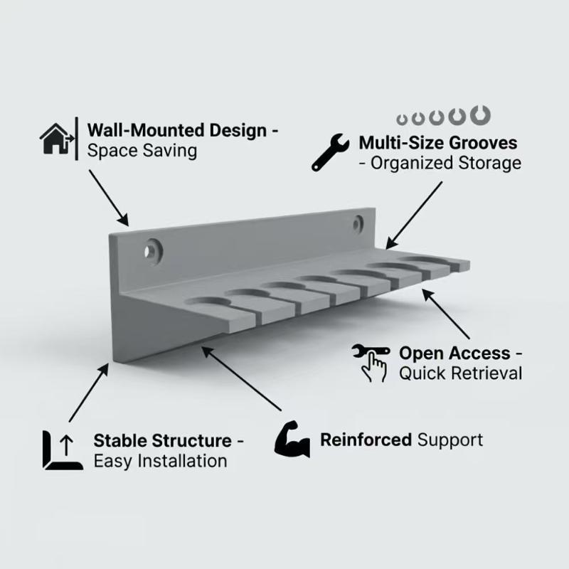 حامل أدوات على شكل حرف T للتخز - مراجعة Tech Accessories Holder وسعره