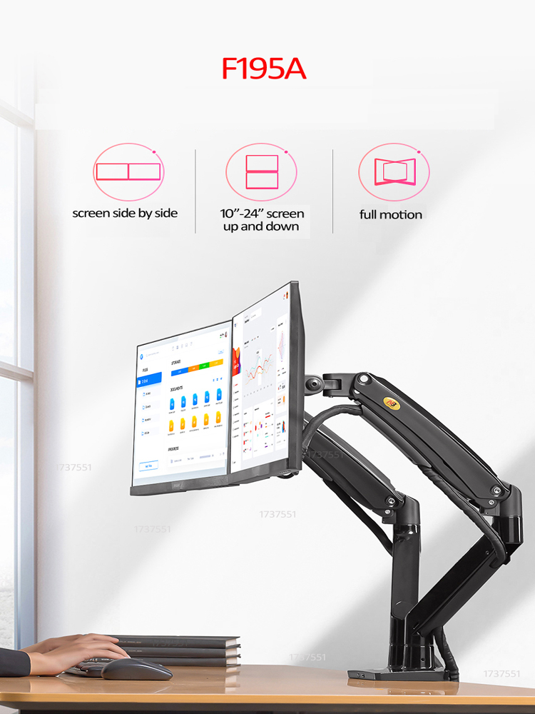 حامل شاشة كمبيوتر مزدوج من الأ - مراجعة Monitor Arm Single وسعره