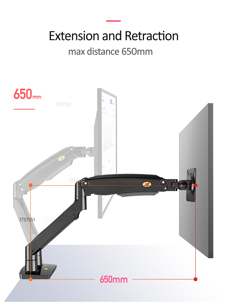 حامل شاشة كمبيوتر مزدوج من الأ - مراجعة Monitor Arm Single وسعره