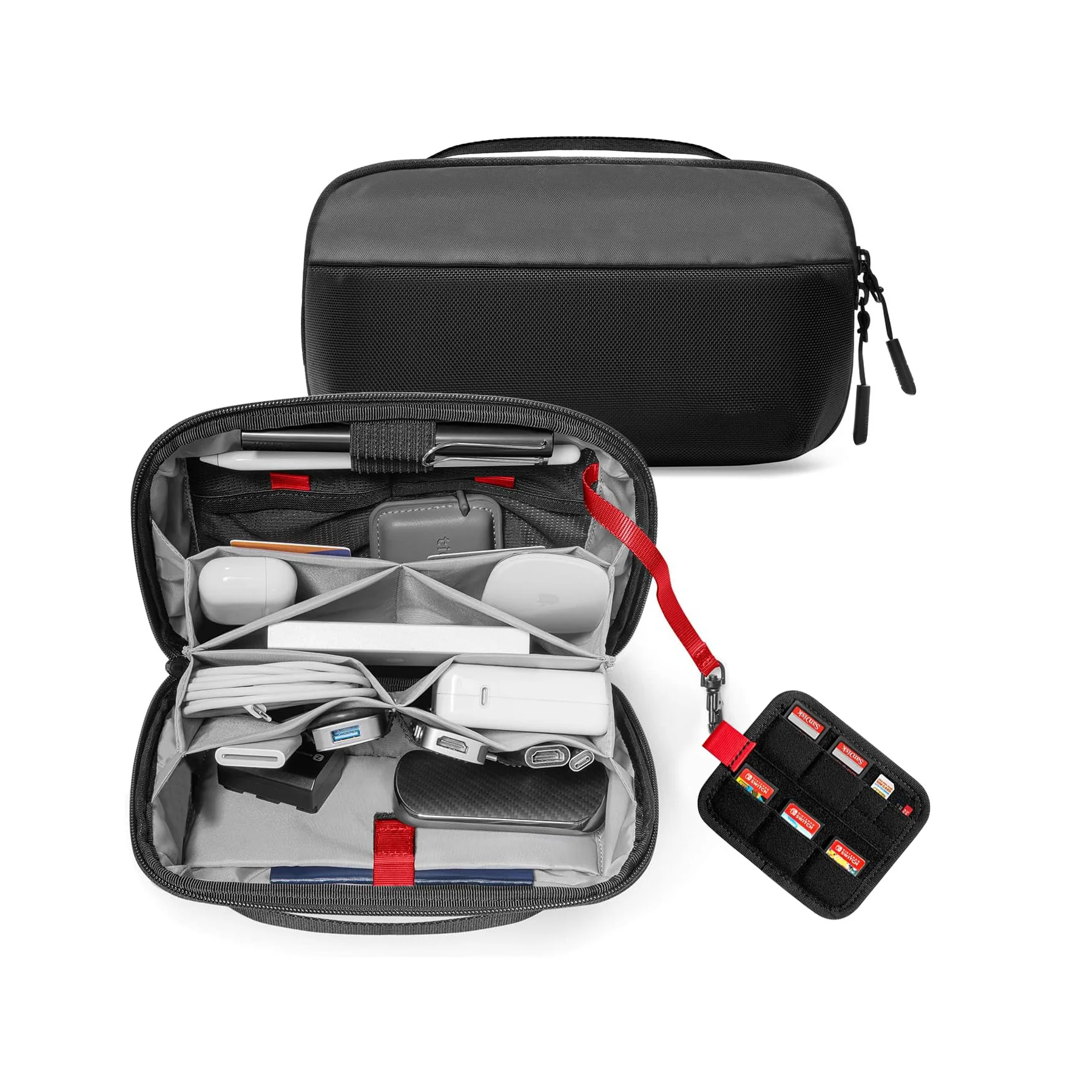 حقيبة تنظيم أدوات السفر، حافظة - مراجعة Tech Accessories Storage وسعره