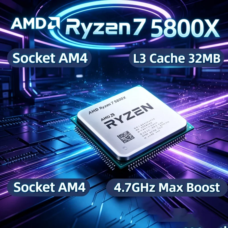 معالج AMD Ryzen 7 5800X لترقية - مراجعة Amd Cpu Ryzen 7 وسعره