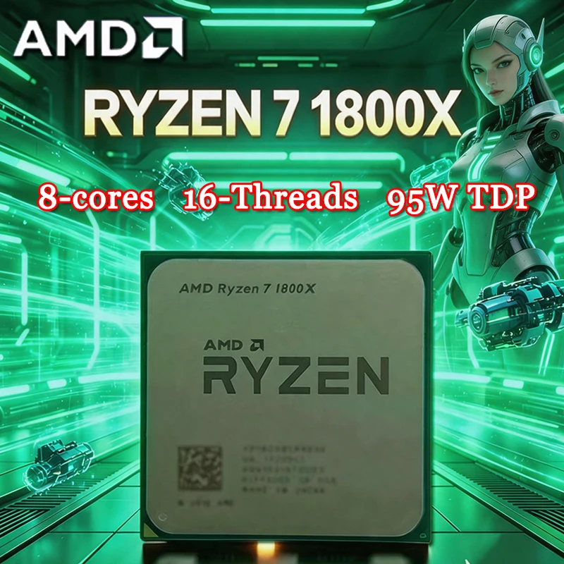 معالج AMD Ryzen 7 1800X CPU R7 - مراجعة Amd Cpu Ryzen 7 وسعره