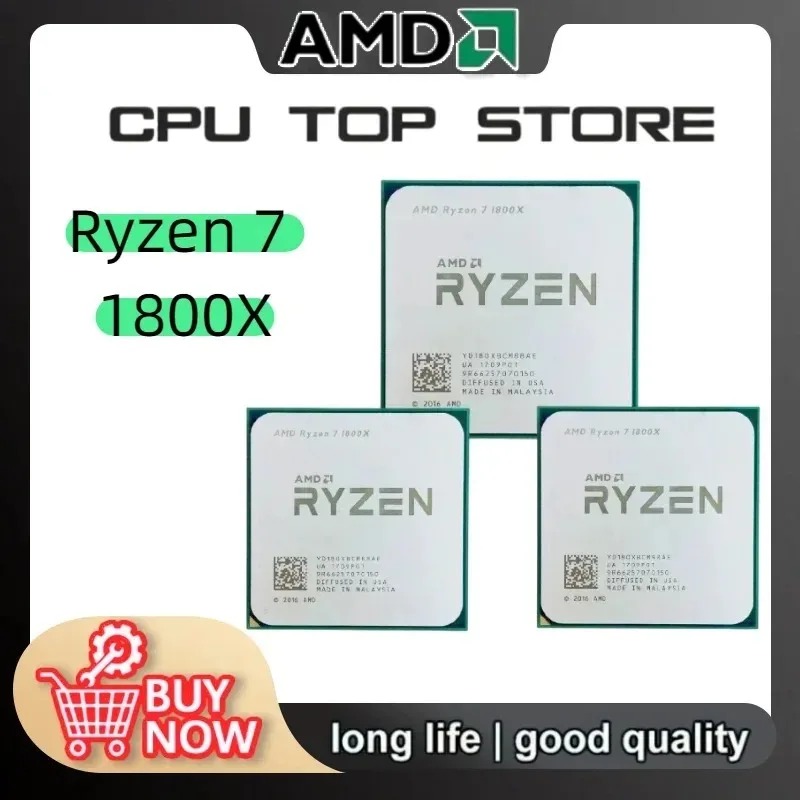 معالج AMD Ryzen 7 1800X أصلي ج - مراجعة Amd Cpu Ryzen 7 وسعره